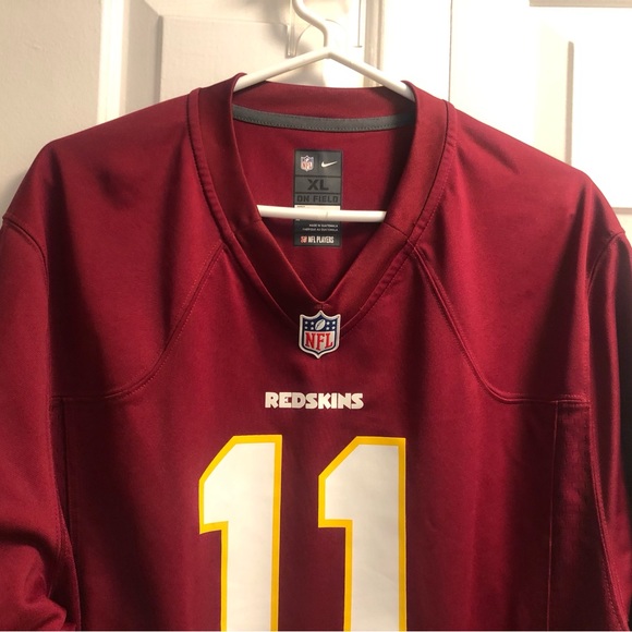 Nike NFL Player Washington Red Skin #11 Jackson Men’s Maroon Gold Jersey Size XL - Picture 11 of 14